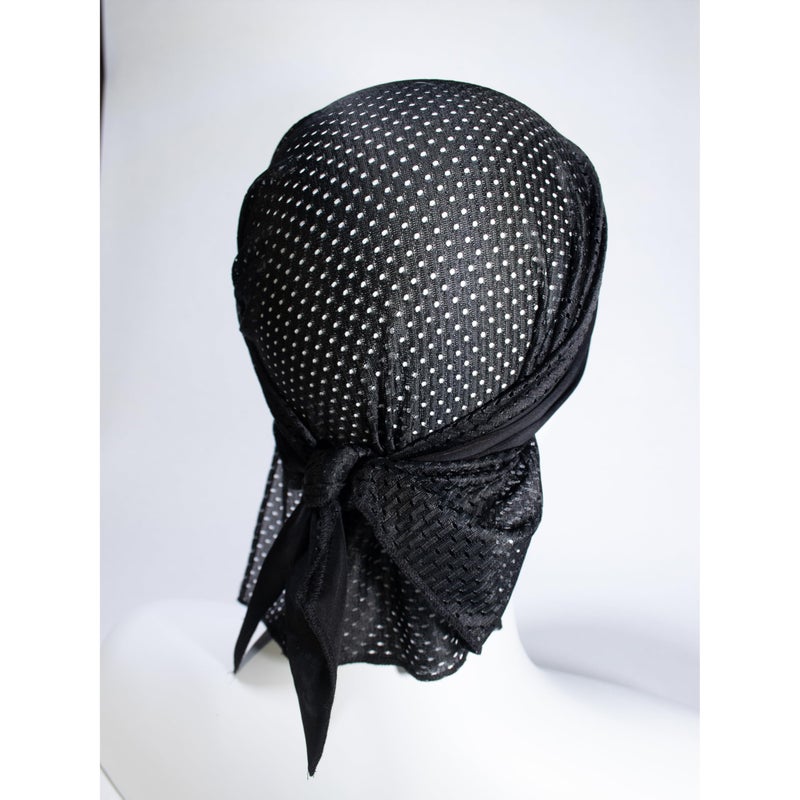 Dri Sweat Flex Active Wear Mesh Bandana , Black, 0.2 x 6.5 x 5 inches - Image 3